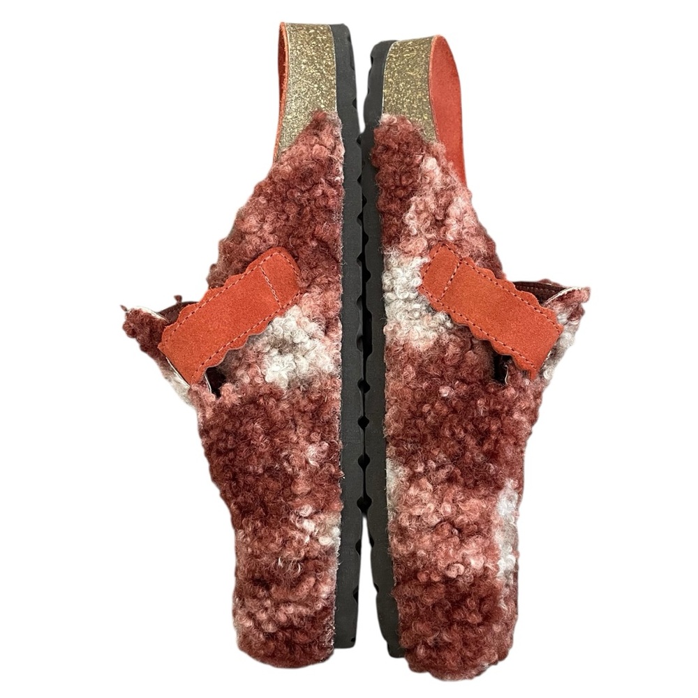 Anthropologie Pilcro Plaid Sherpa Clogs Size 9 - Picture 7 of 12